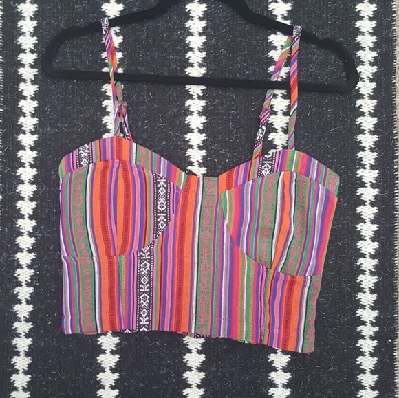 B•Jewel tribal print crop top - Picture 1 of 1